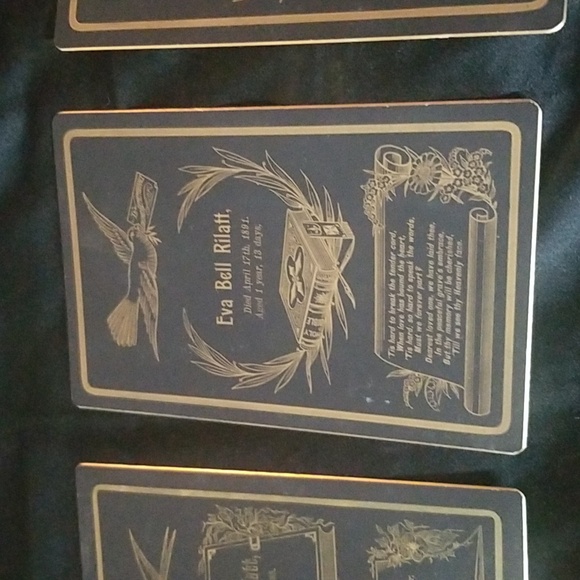 Antique Funeral Mourning Card - Picture 2 of 14